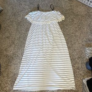 R&D Striped maxi dress size S